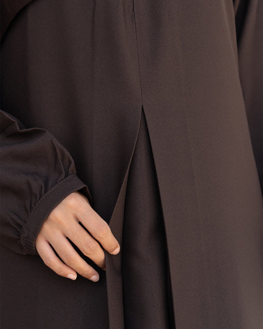 Alea Dress Mahogany by Tubita Baju Umroh Wanita Murah - TUBITA