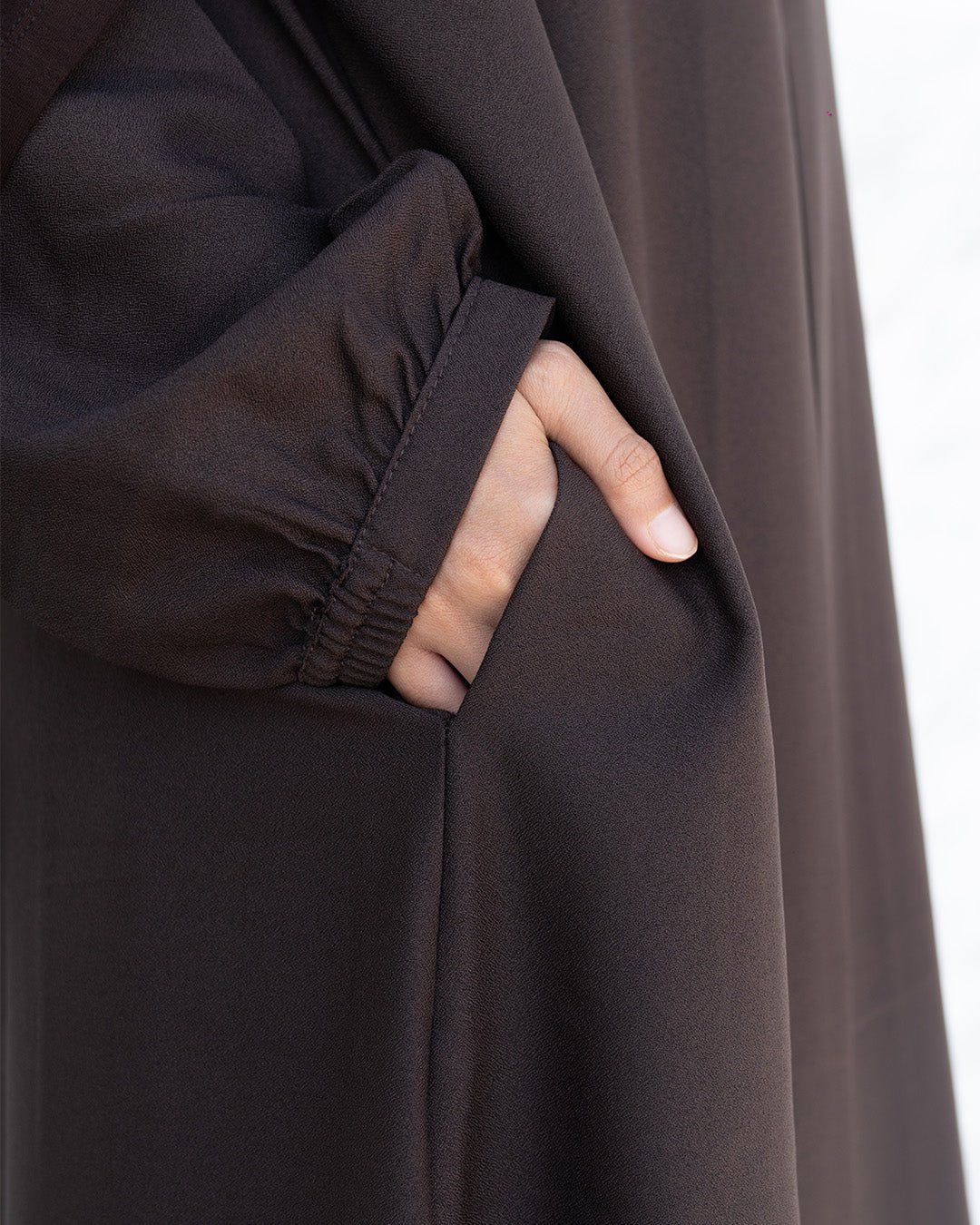 Alea Dress Mahogany by Tubita Baju Umroh Wanita Murah - TUBITA