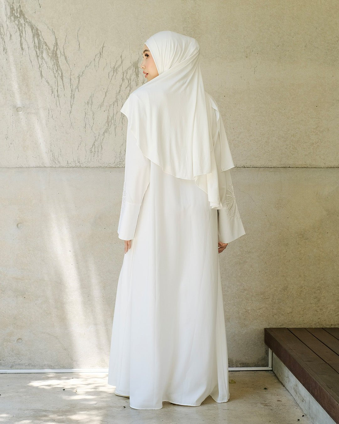 Faza Abaya Broken White by TUBITA - TUBITA