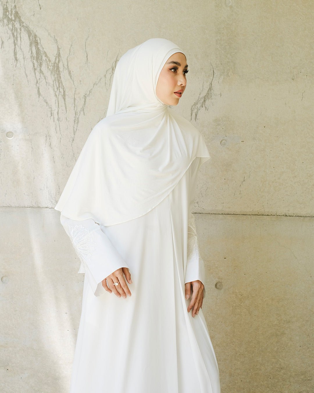 Faza Abaya Broken White by TUBITA - TUBITA