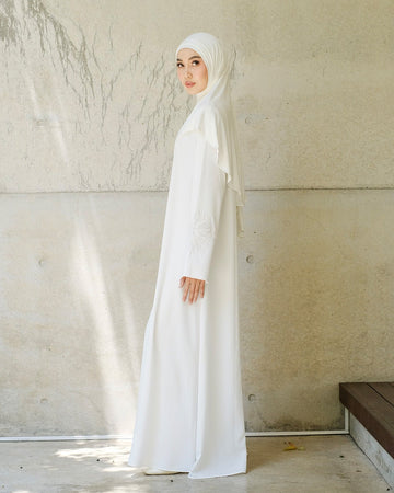 Faza Abaya Broken White by TUBITA - TUBITA