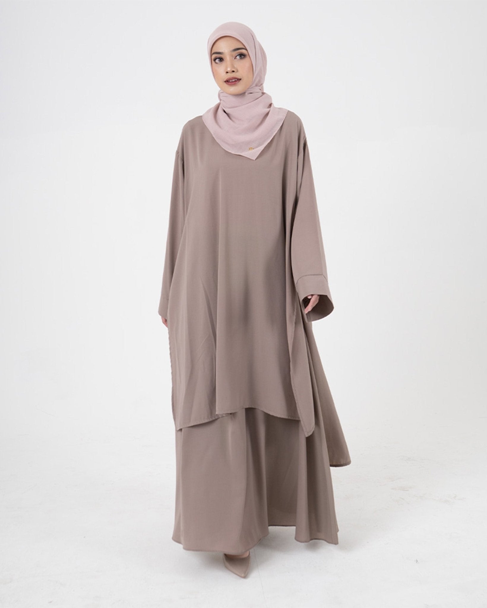 Khalisa One Set Almond - One Set Tunik by Tubita - TUBITA