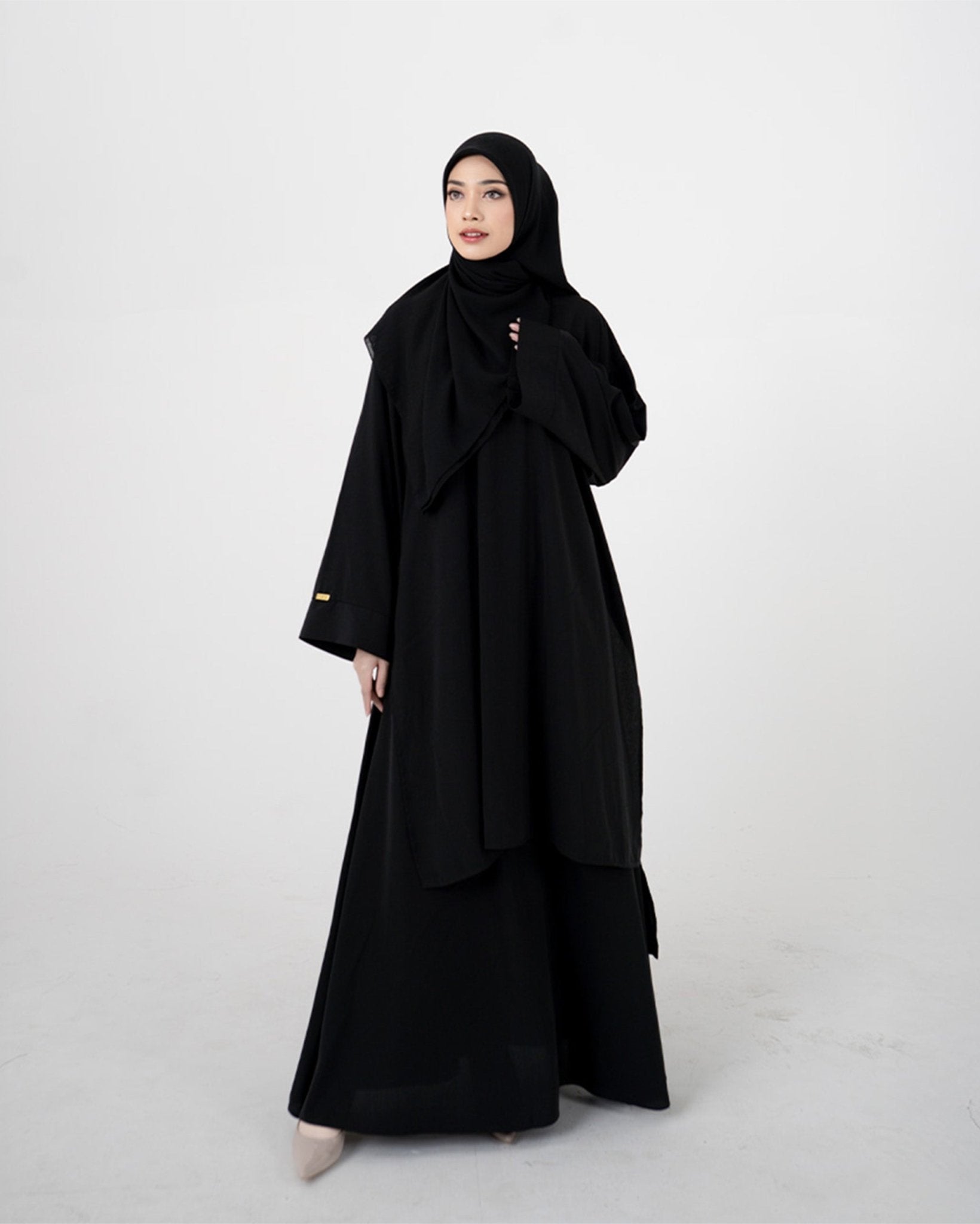 Khalisa One Set Black - One Set Tunik by Tubita - TUBITA