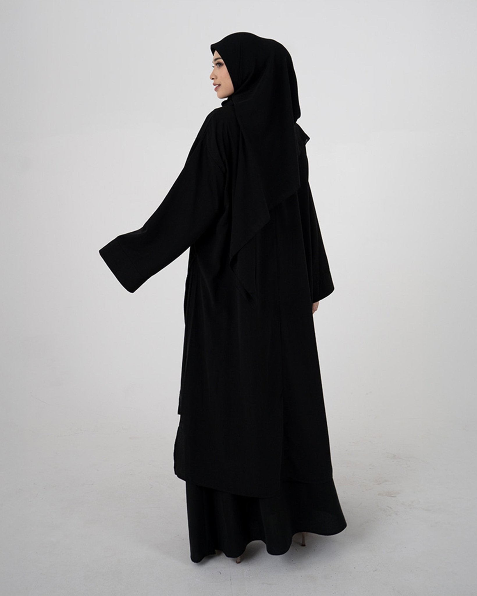 Khalisa One Set Black - One Set Tunik by Tubita - TUBITA