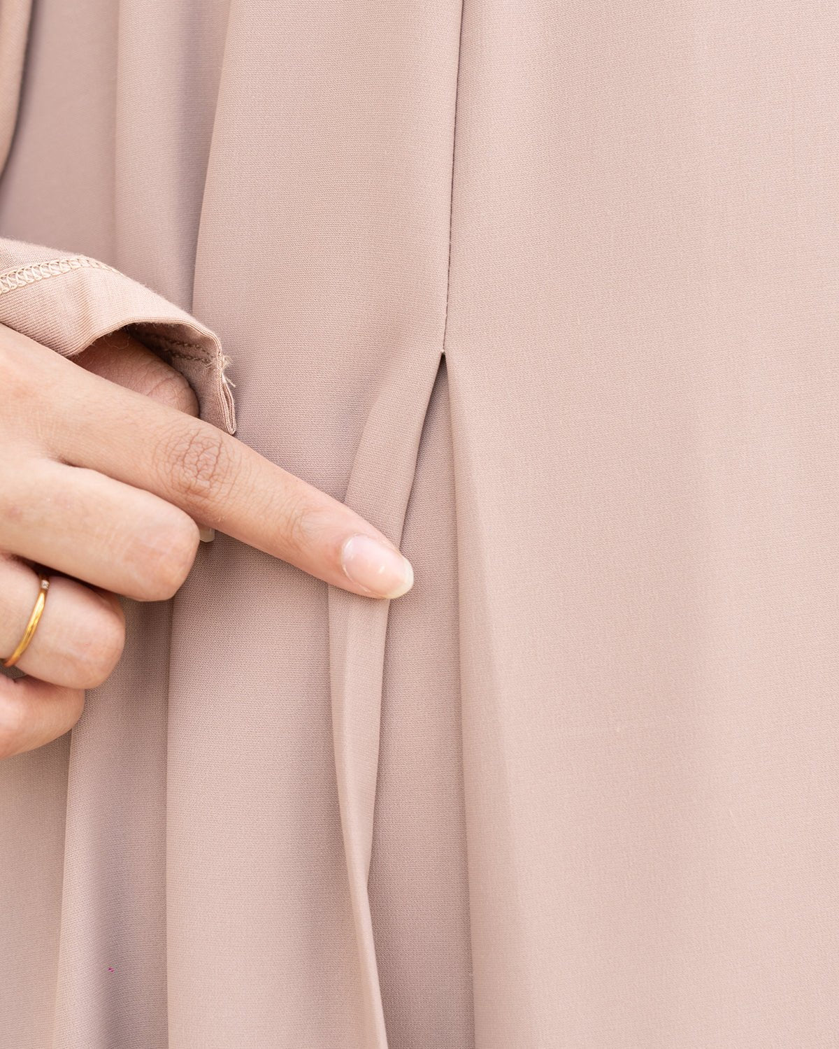Lamara Abaya Deep Taupe by TUBITA - TUBITA