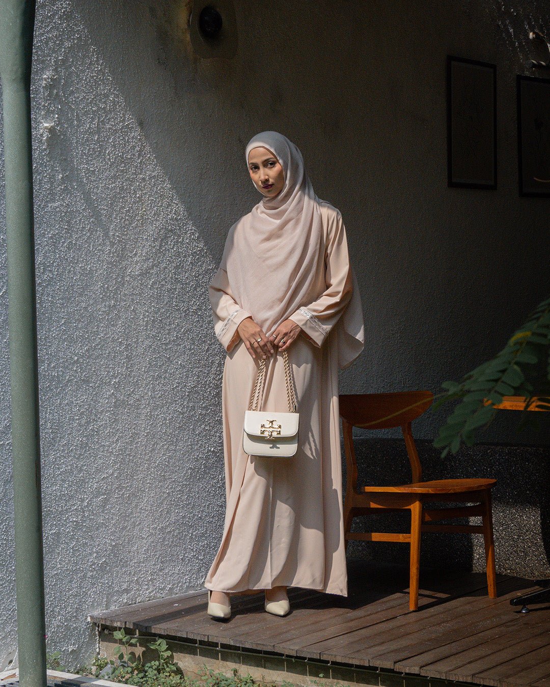 Minara Abaya Cream by TUBITA - TUBITA