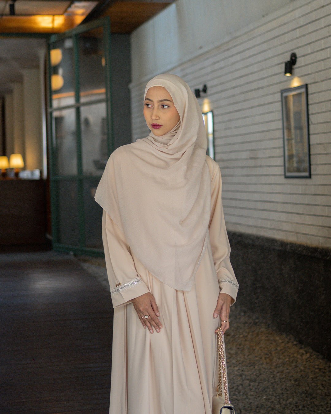 Minara Abaya Cream by TUBITA - TUBITA