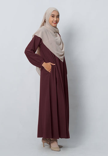 Camila Dress Plum by Tubita - TUBITA