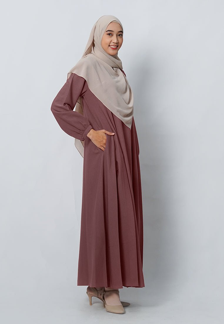 Camila Dress Rose Taupe by Tubita - TUBITA