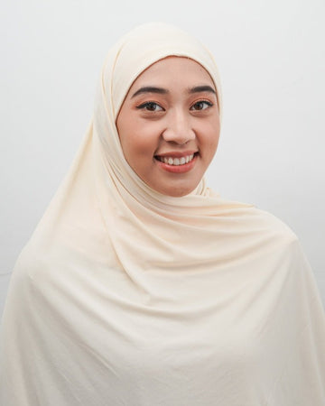 Havva Pashmina Instant Broken White by Tubita - TUBITA