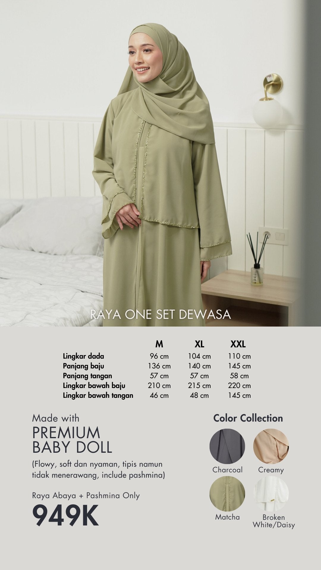 Raya Abaya Dewasa - TUBITA