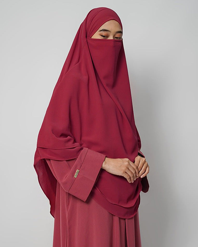 Saqeena French Khimar by Tubita - TUBITA