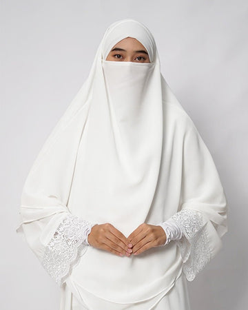 Saqeena French Khimar by Tubita - TUBITA