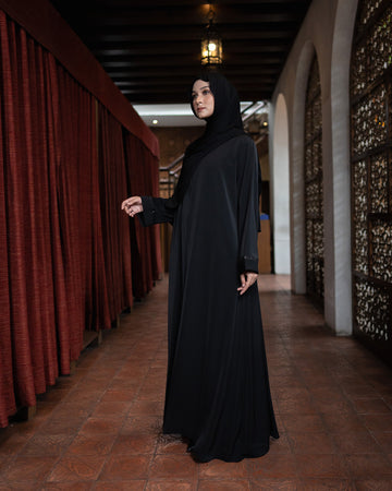 Minara Abaya Black by TUBITA