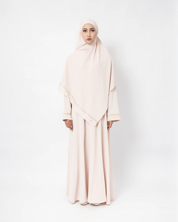 Minara Set Abaya dan Pashmina Bandana by Tubita