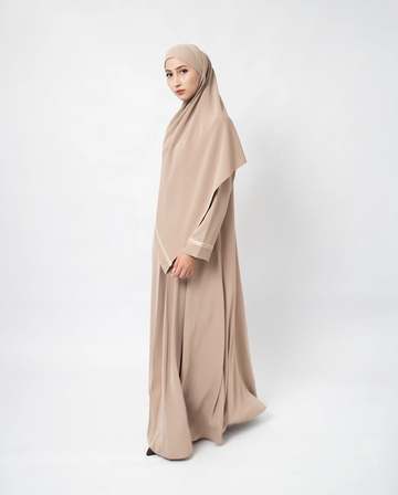 Minara Set Abaya dan Pashmina Bandana by Tubita