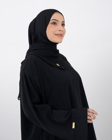 Airy Voal Pashmina Black by TUBITA