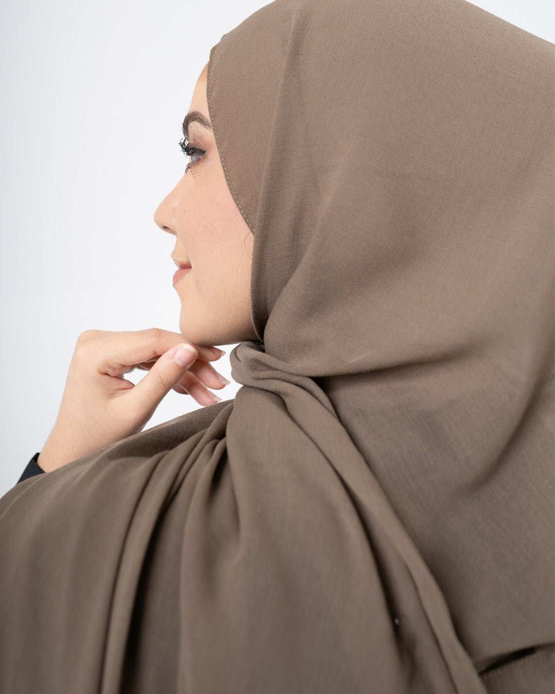 Airy Voal Pashmina Zaitun by TUBITA - TUBITA