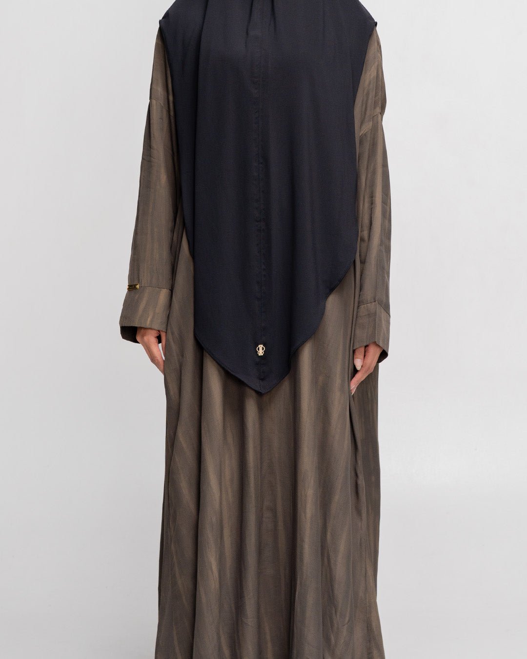 Aisha french khimar Black By Tubita - TUBITA