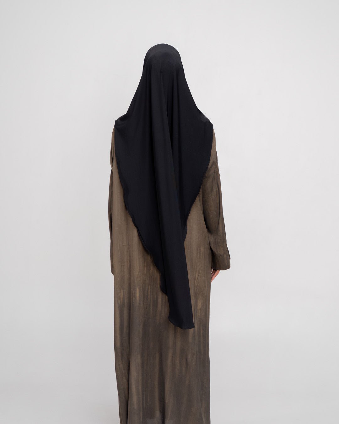 Aisha french khimar Black By Tubita - TUBITA
