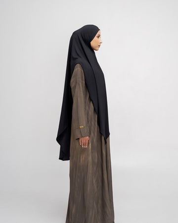 Aisha french khimar Black By Tubita - TUBITA