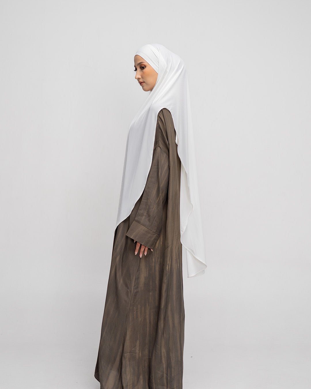 Aisha French Khimar Broken White By Tubita - TUBITA