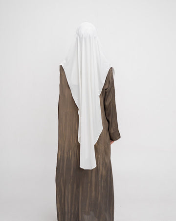 Aisha French Khimar Broken White By Tubita