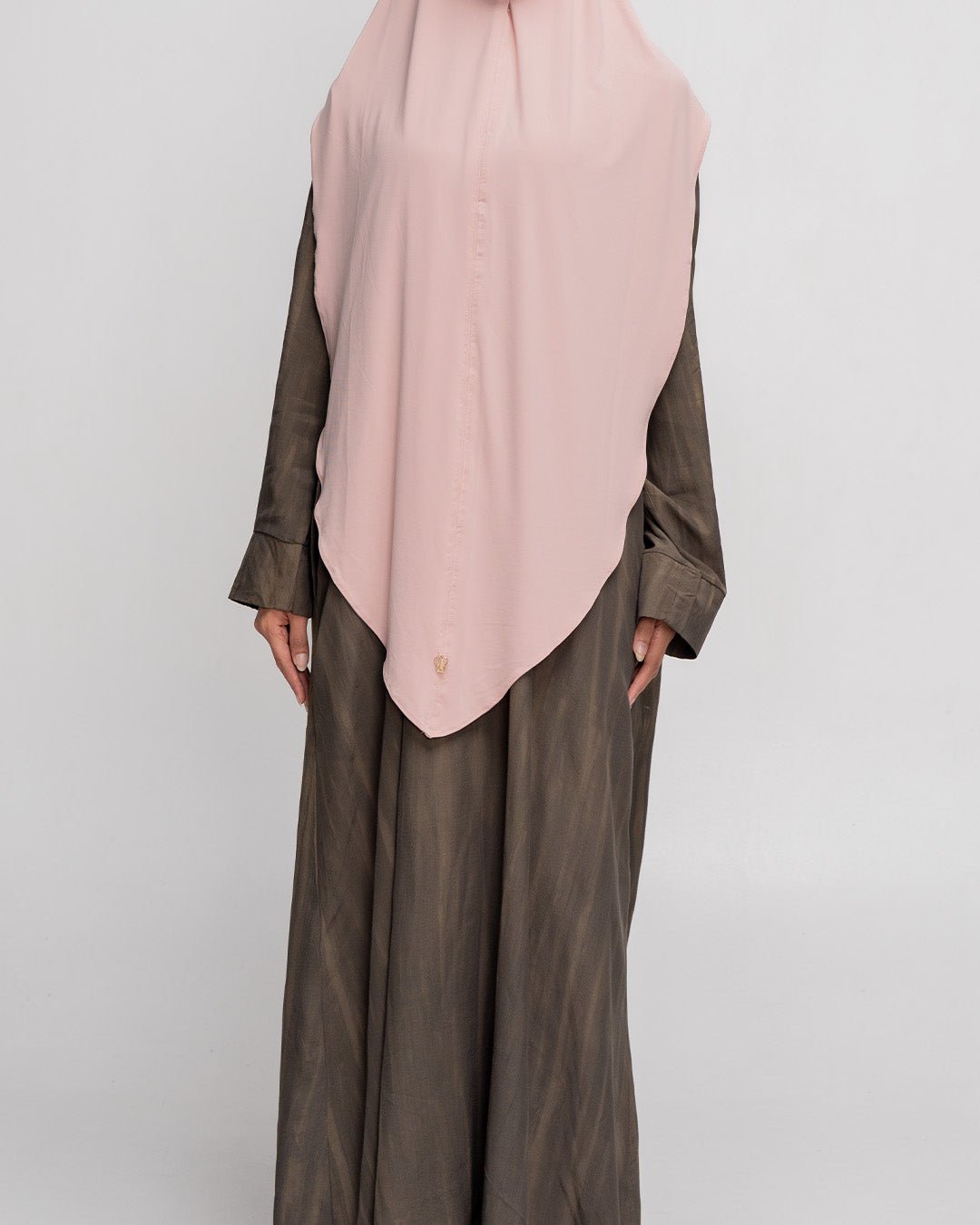 Aisha French Khimar Dusty Pink By Tubita - TUBITA