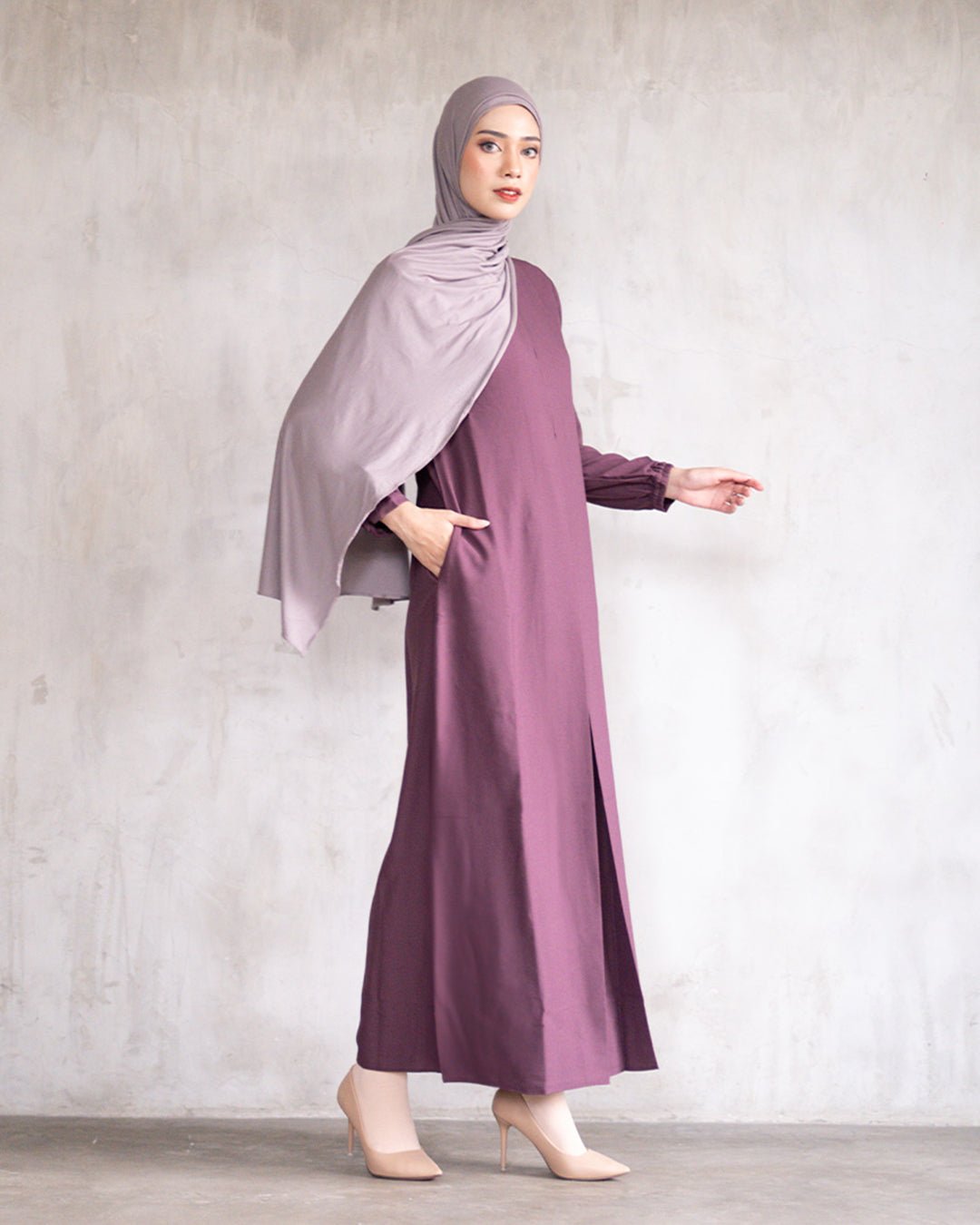 Alea Dress All Color by Tubita Baju Umroh Wanita Murah - TUBITA