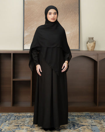 Alea Dress Black by Tubita - Baju Umroh Wanita - TUBITA