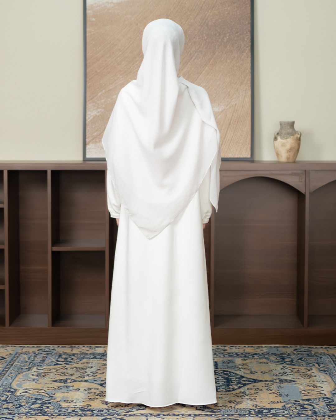 Alea Dress Broken White by Tubita - Baju Umroh Wanita - TUBITA