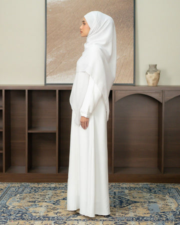 Alea Dress Broken White by Tubita - Baju Umroh Wanita - TUBITA
