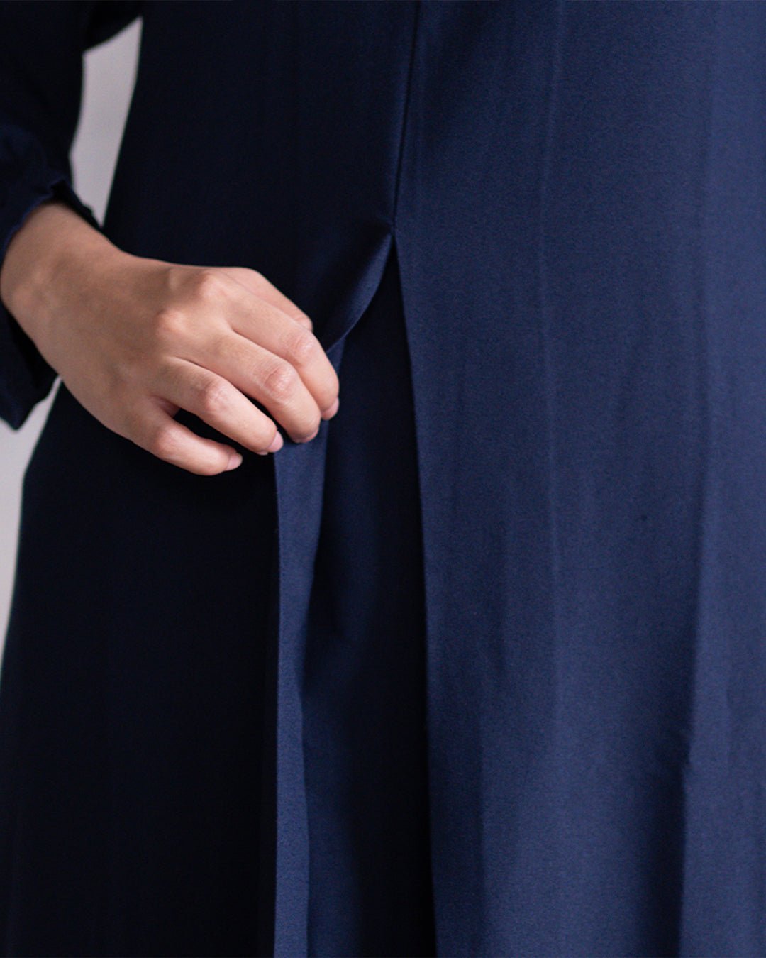 Alea Dress Navy by Tubita Baju Umroh Wanita Murah - TUBITA