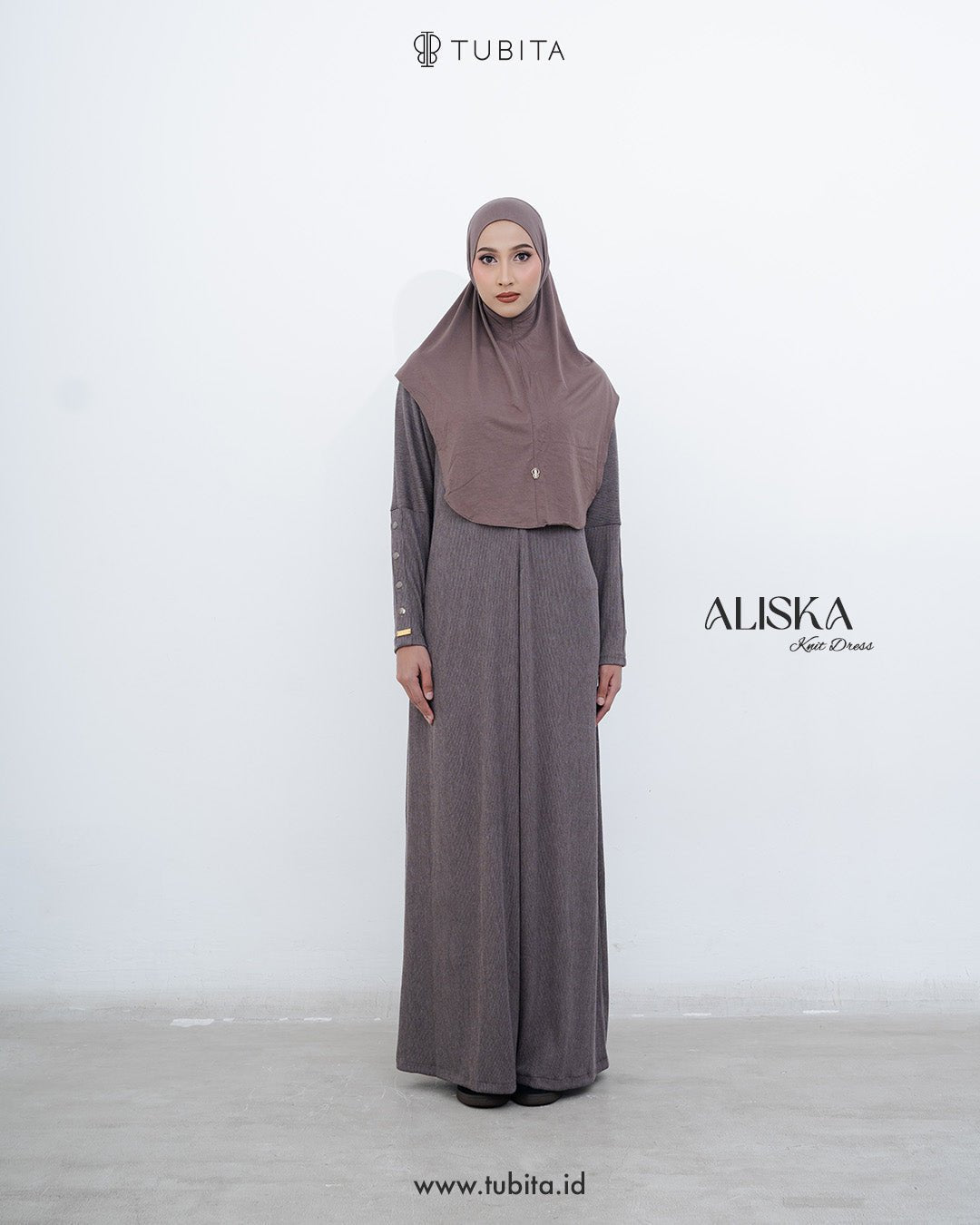Aliska Dress All Colors By TUBITA - Baju Umroh Wanita - TUBITA