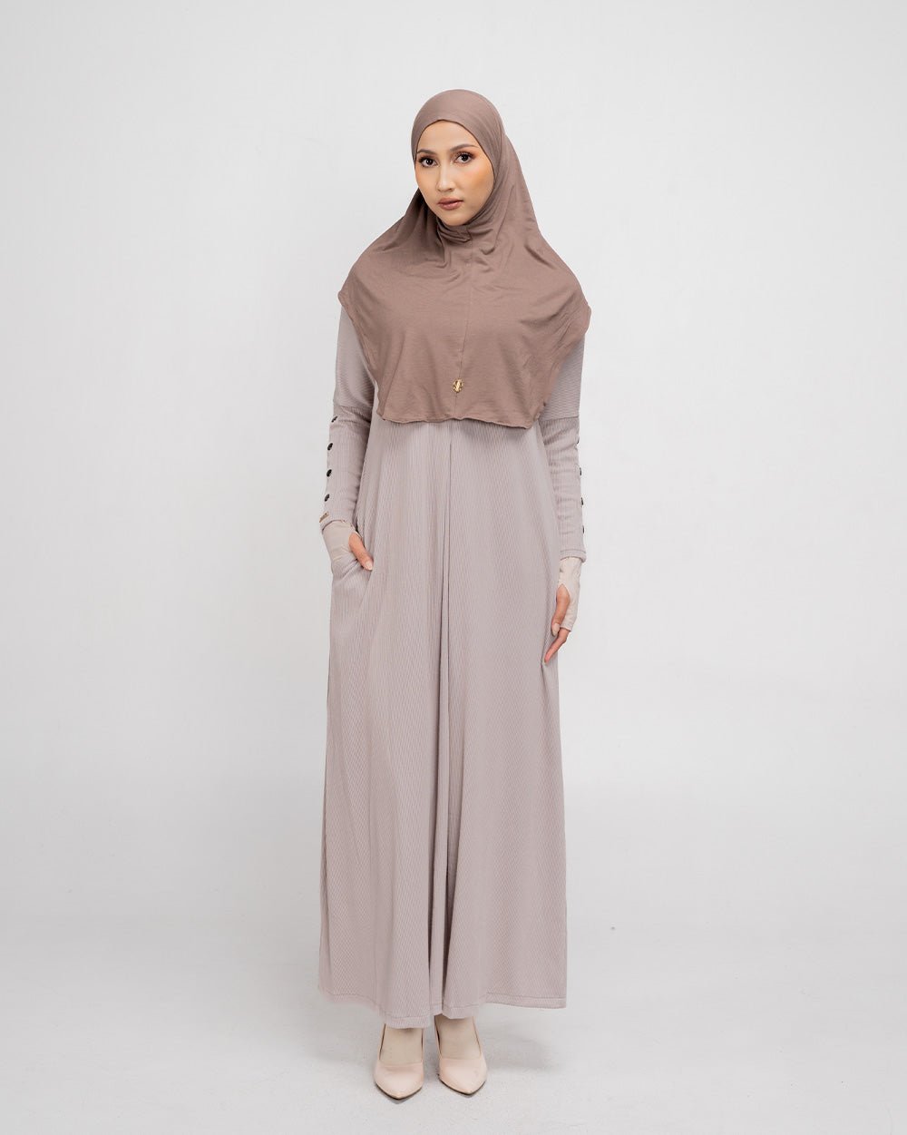 Aliska Dress All Colors By TUBITA - Baju Umroh Wanita - TUBITA