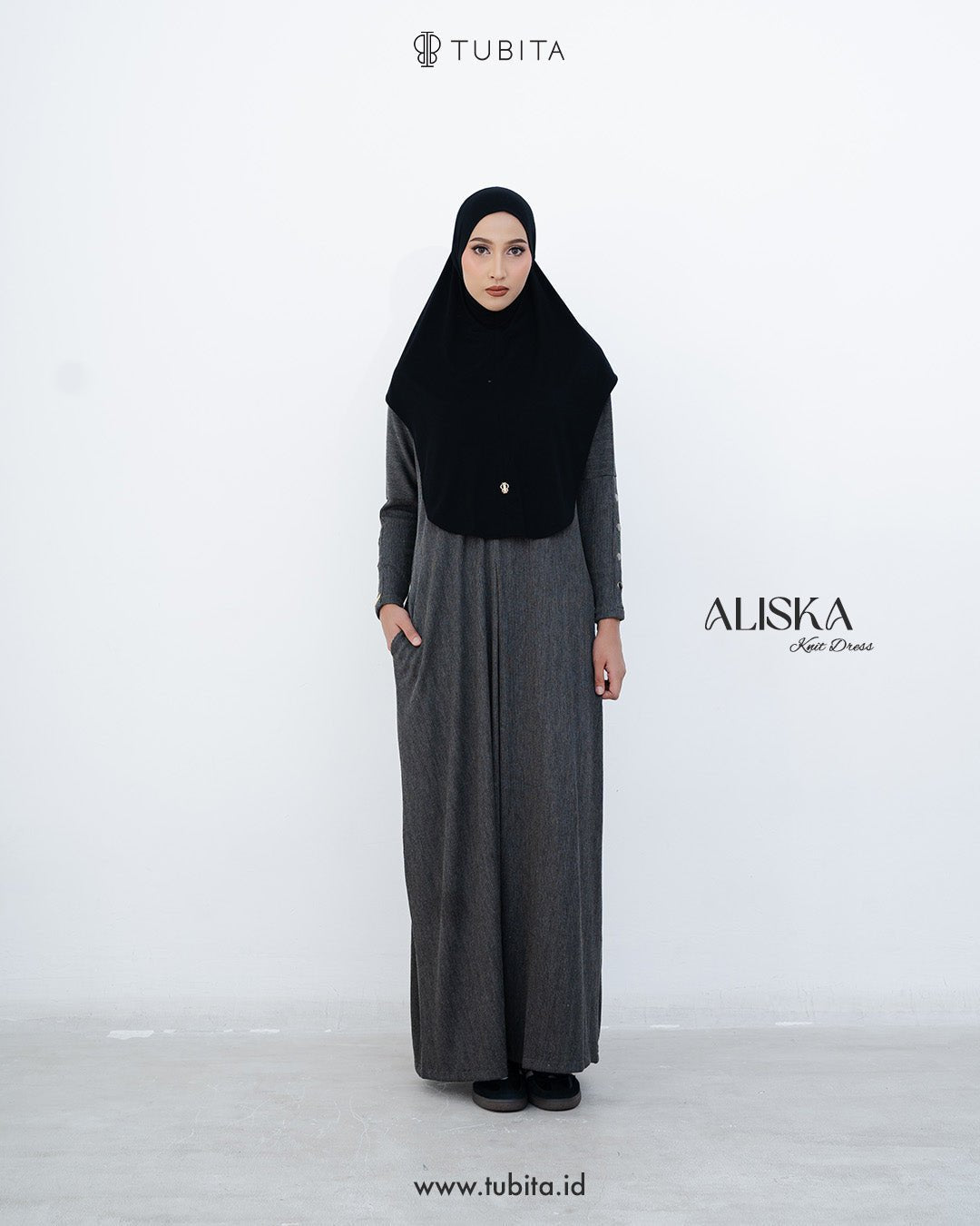 Aliska Dress All Colors By TUBITA - Baju Umroh Wanita - TUBITA