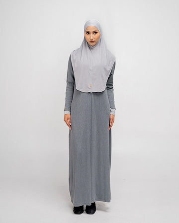 Aliska Dress Grey By TUBITA - TUBITA
