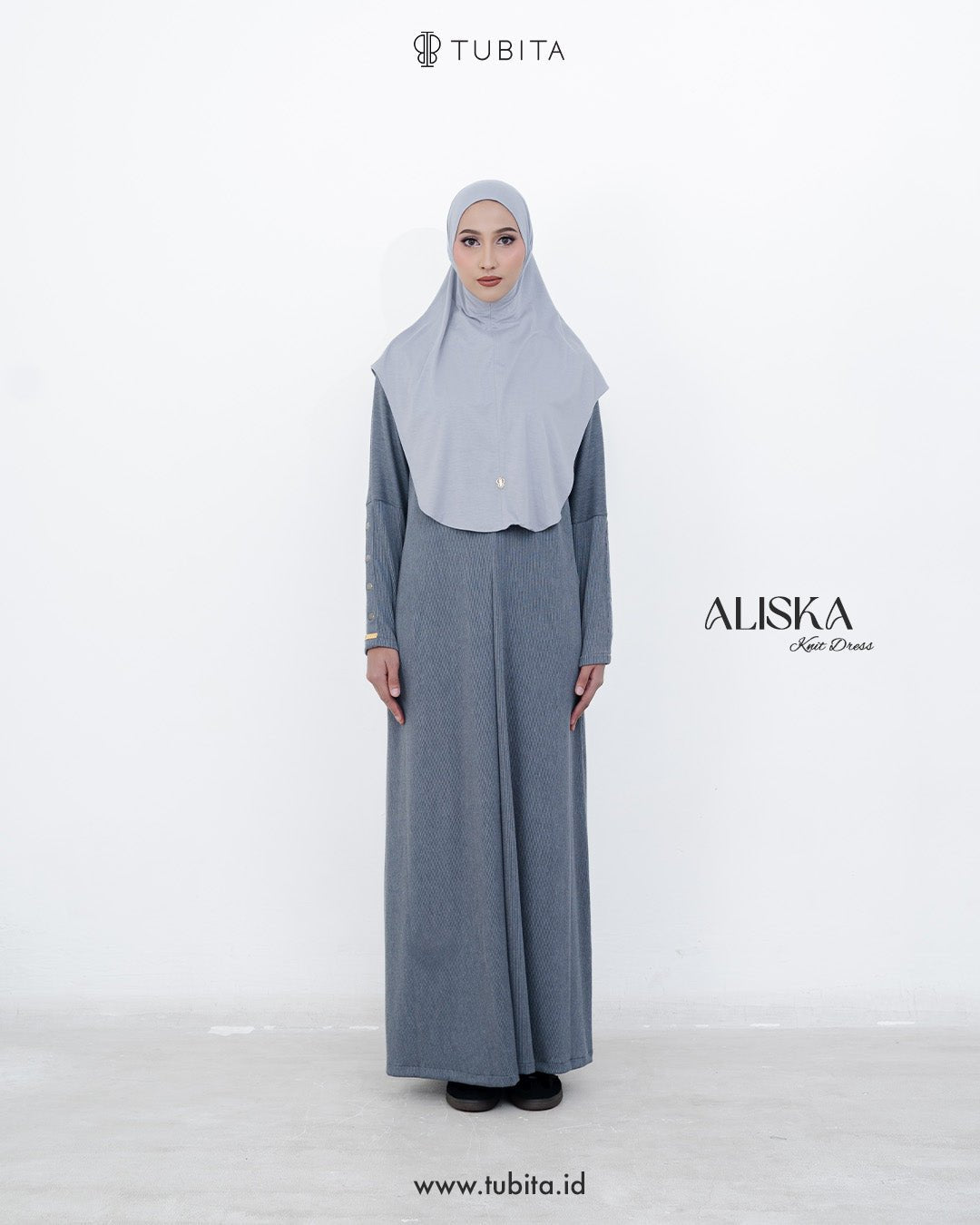 Aliska Dress Grey By TUBITA - TUBITA