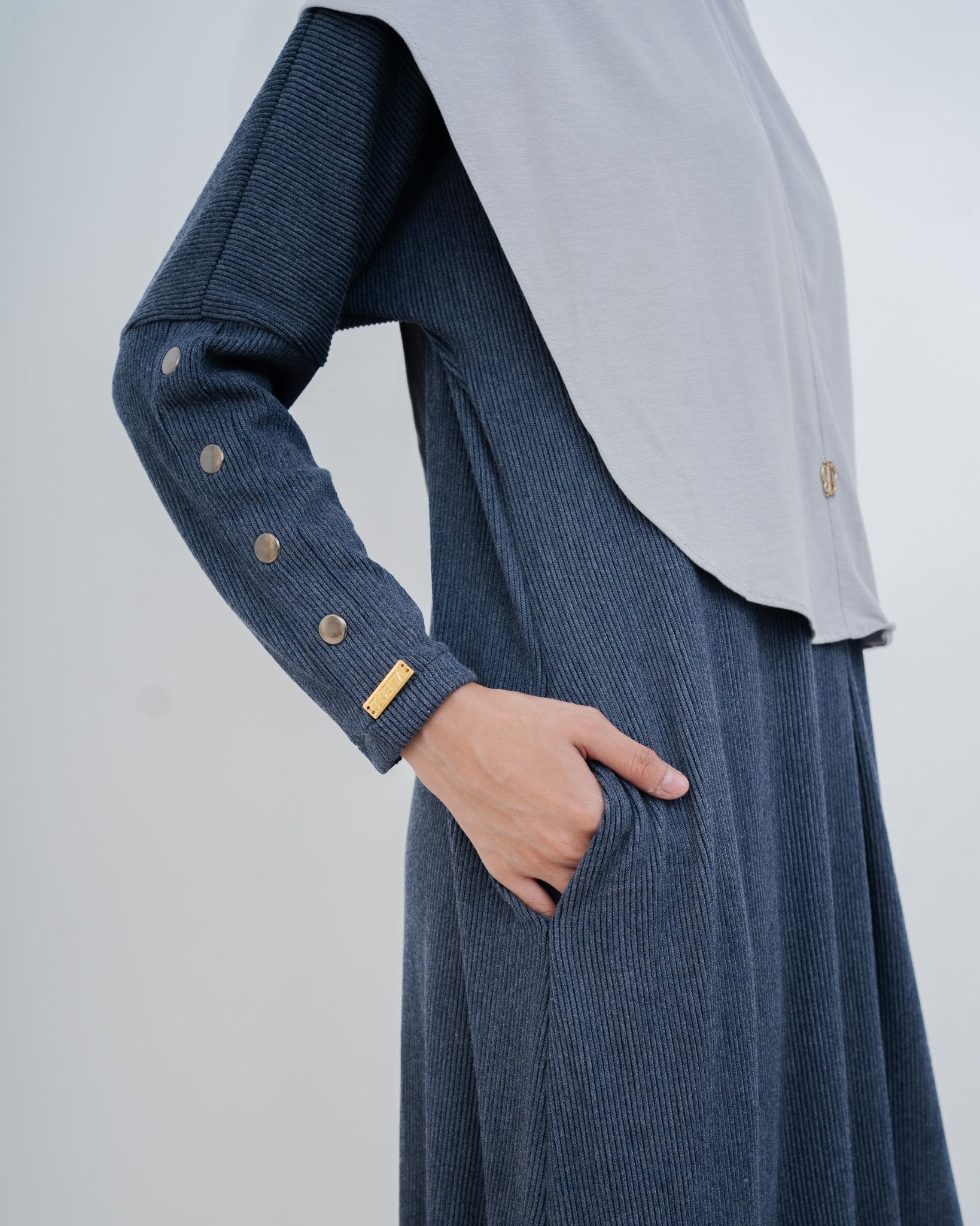 Aliska Dress Navy By TUBITA - TUBITA