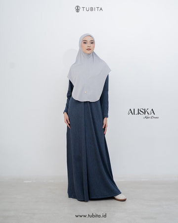 Aliska Dress Navy By TUBITA