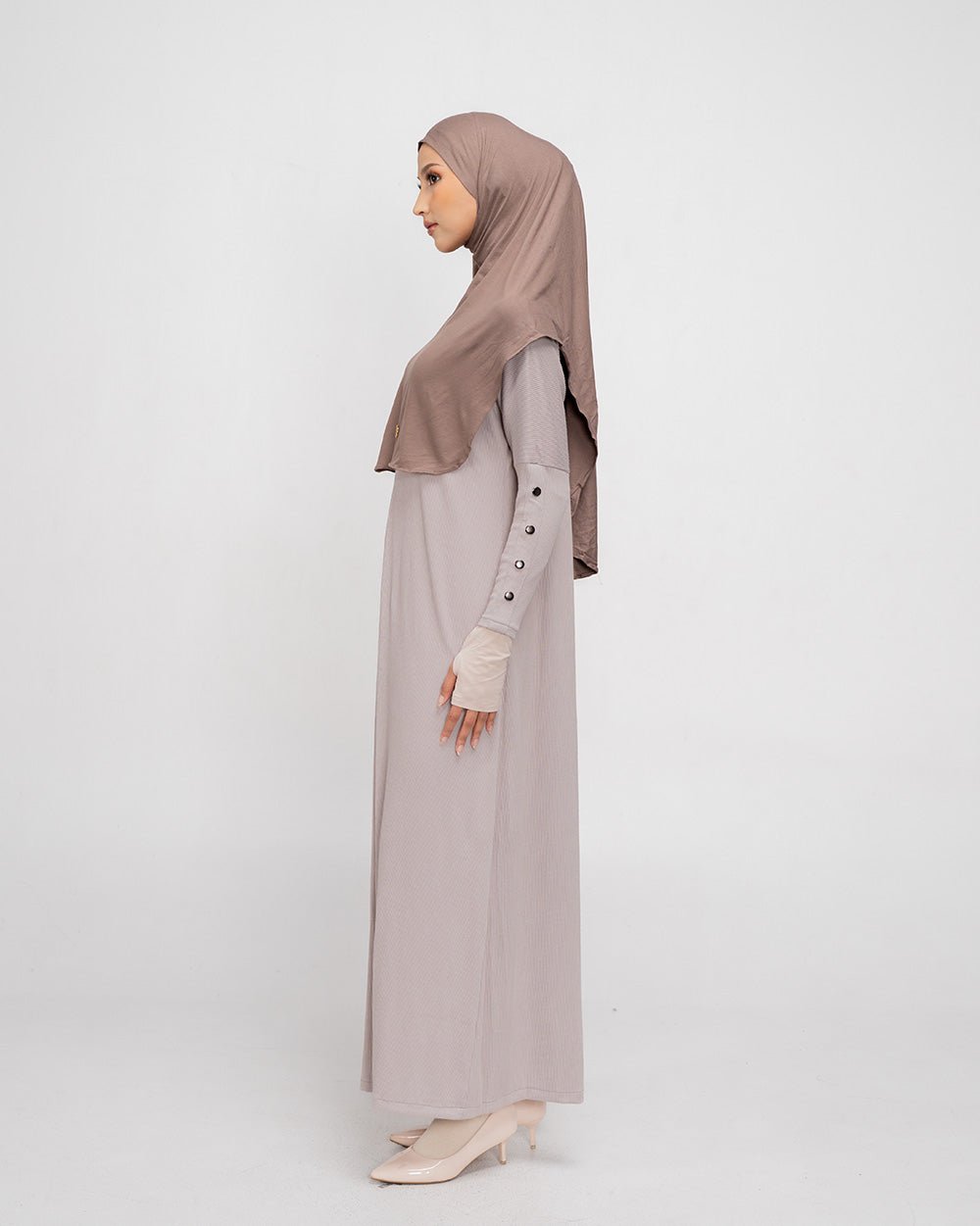 Aliska Dress Sand By TUBITA - TUBITA