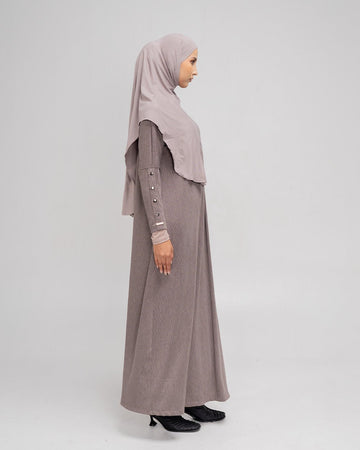 Aliska Dress Taupe By TUBITA - TUBITA