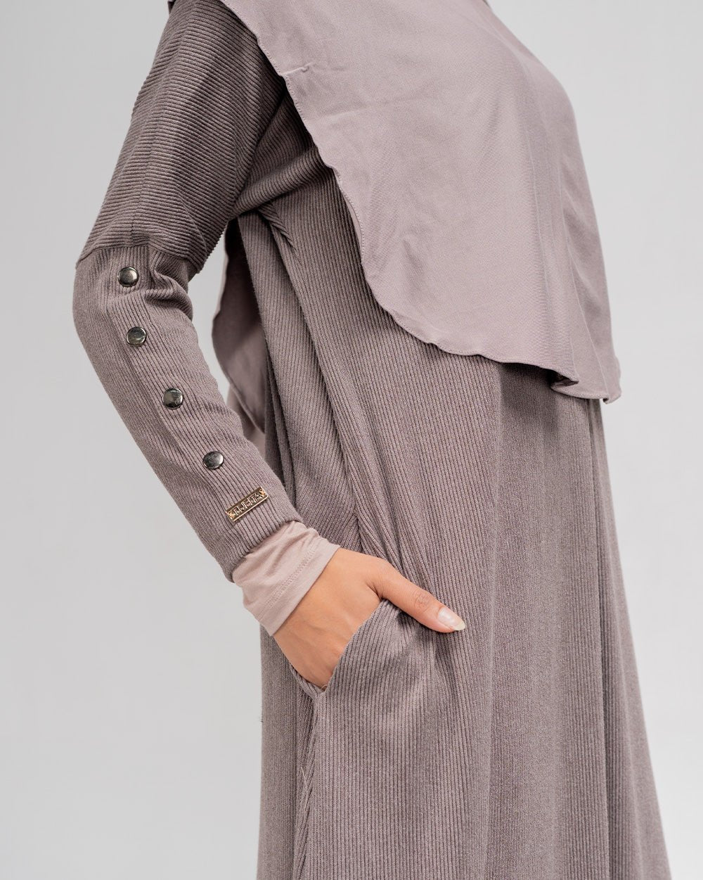 Aliska Dress Taupe By TUBITA - TUBITA