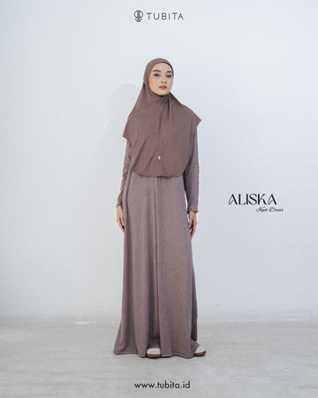 Aliska Dress Taupe By TUBITA