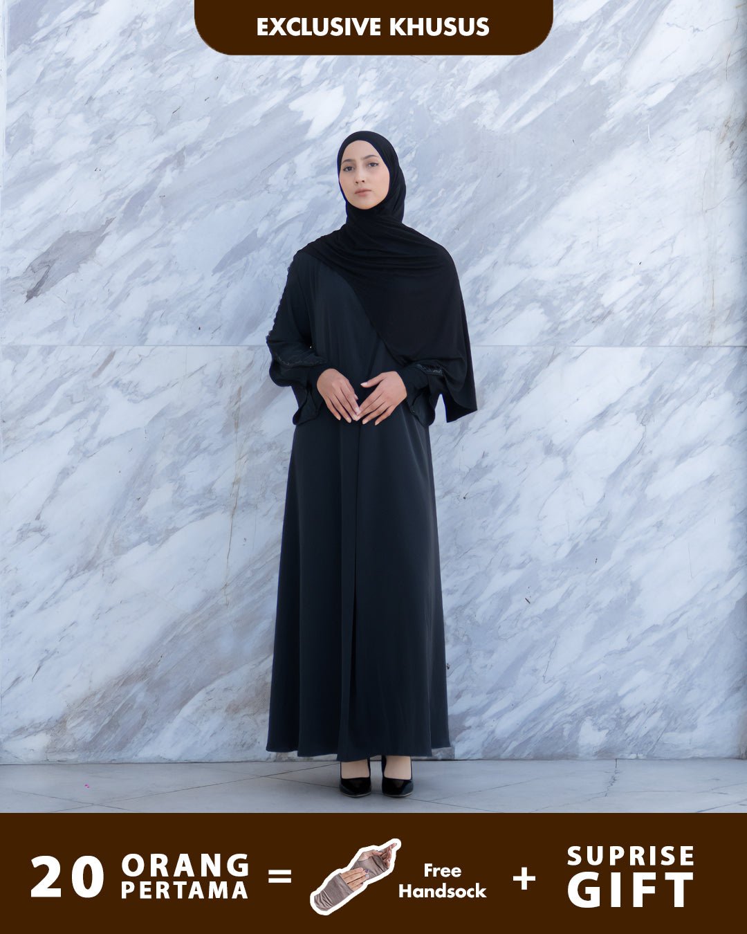 Aluna Abaya Black by TUBITA - TUBITA