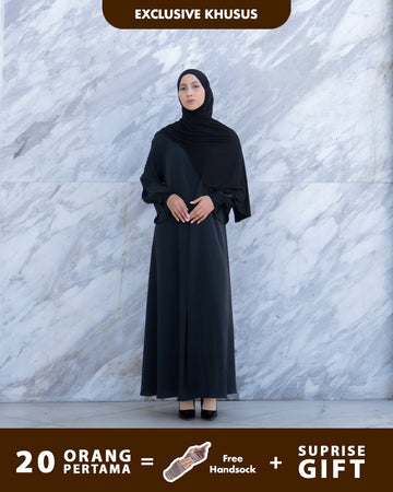 Aluna Abaya Black by TUBITA