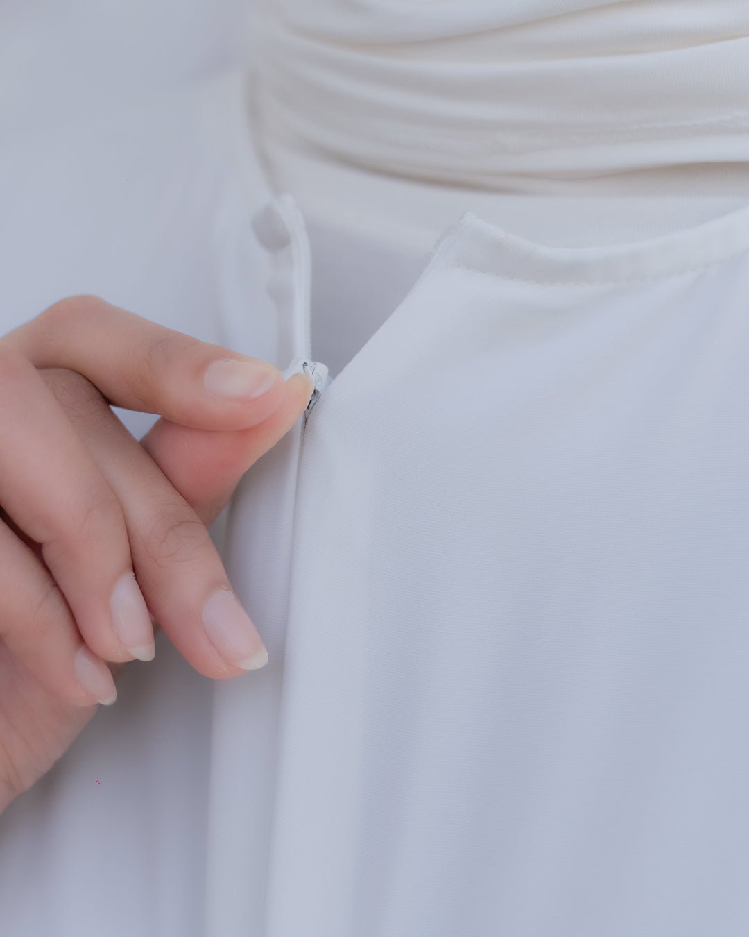 Aluna Abaya Broken White by TUBITA - TUBITA