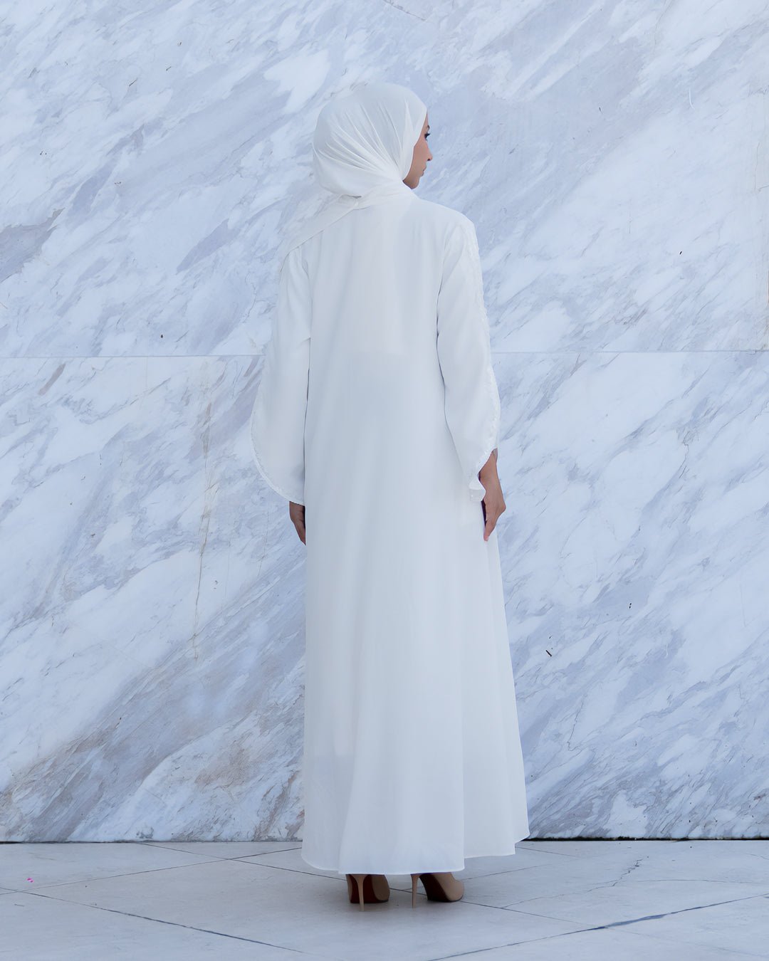 Aluna Abaya Broken White by TUBITA - TUBITA