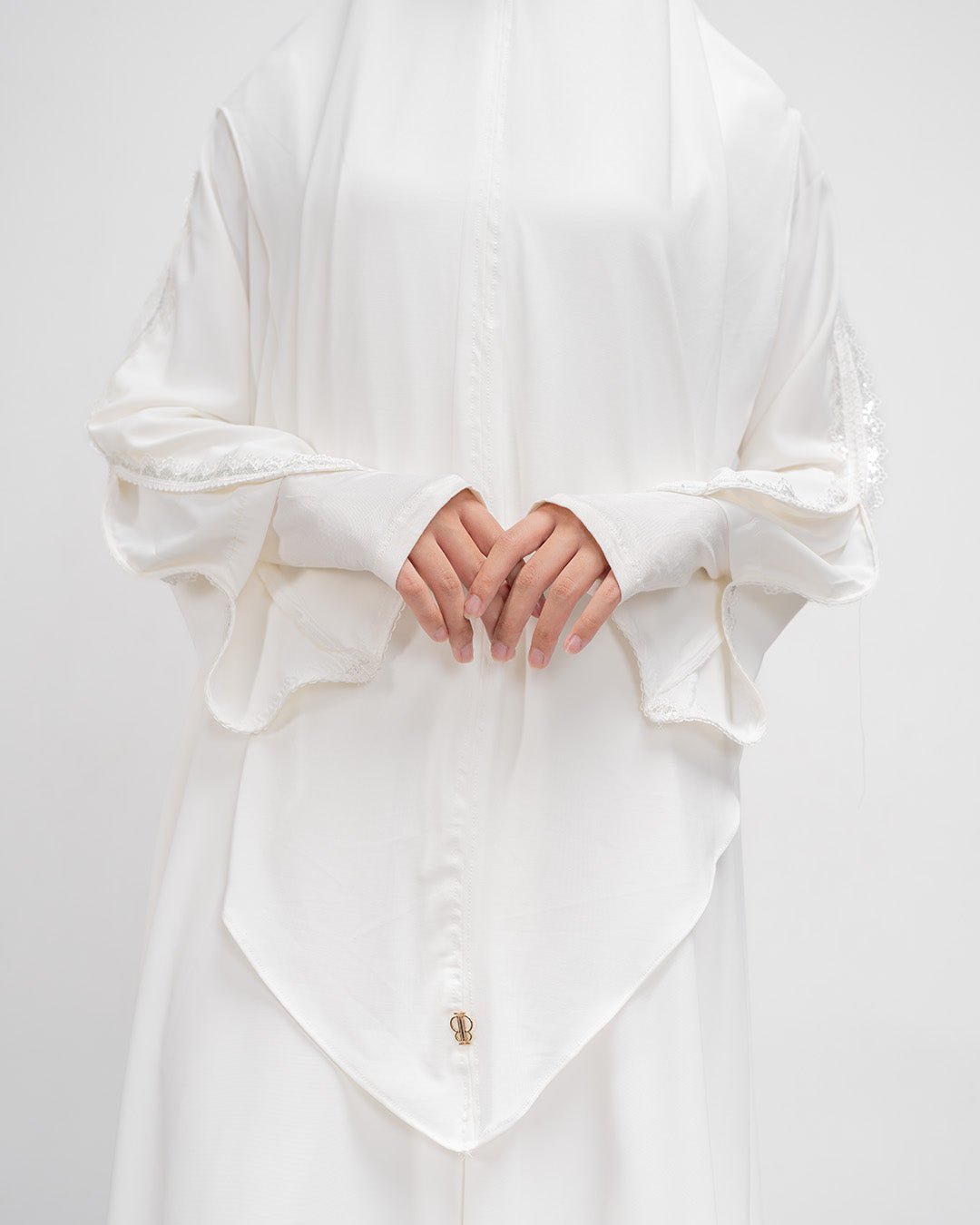 Aluna Abaya Broken White by TUBITA - TUBITA