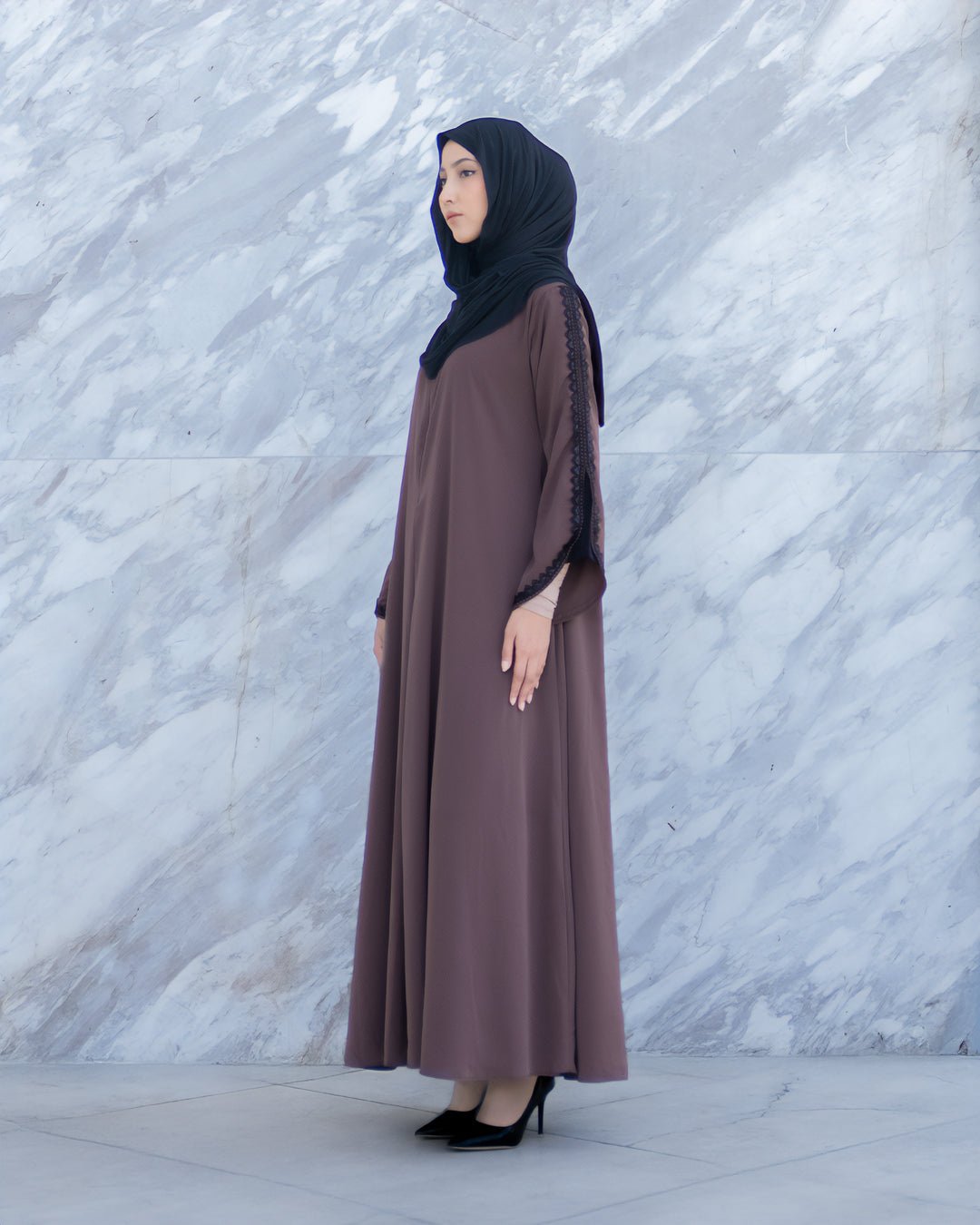 Aluna Abaya Mauve by TUBITA - TUBITA